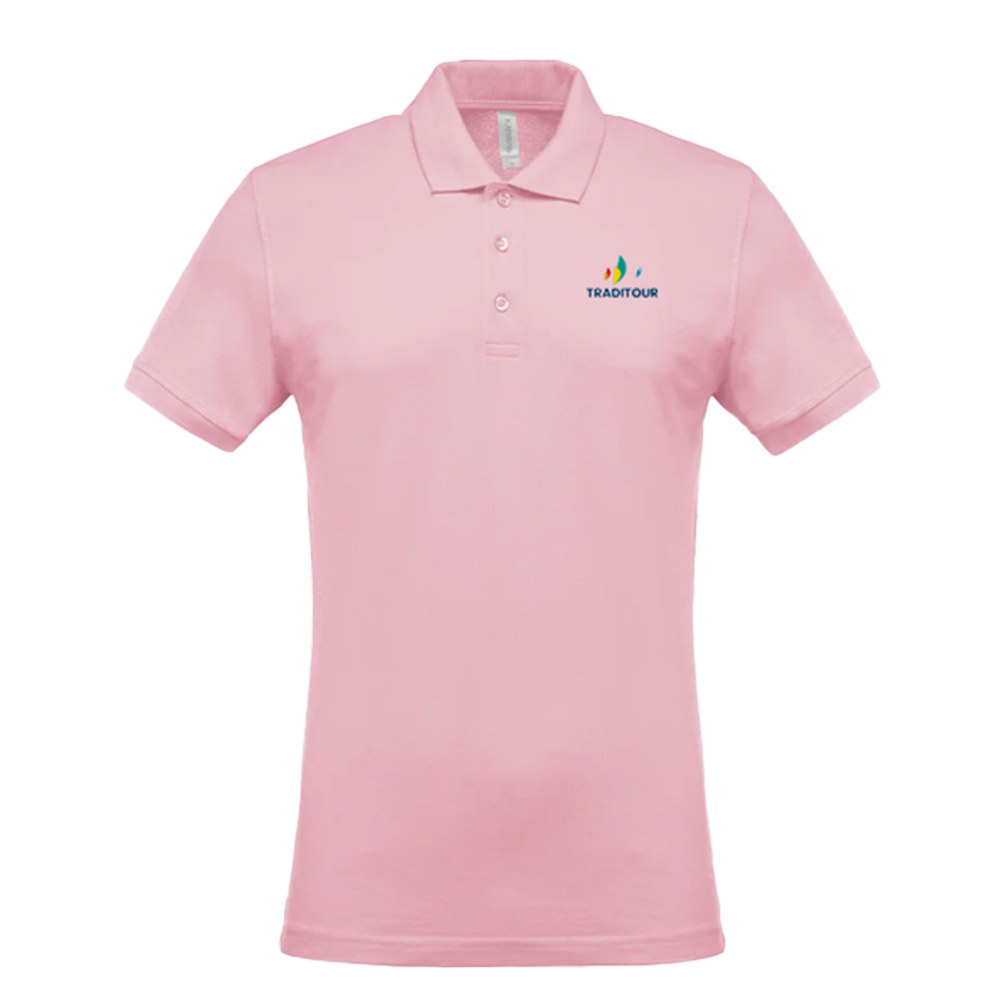 Polo Homme Rose Corail
