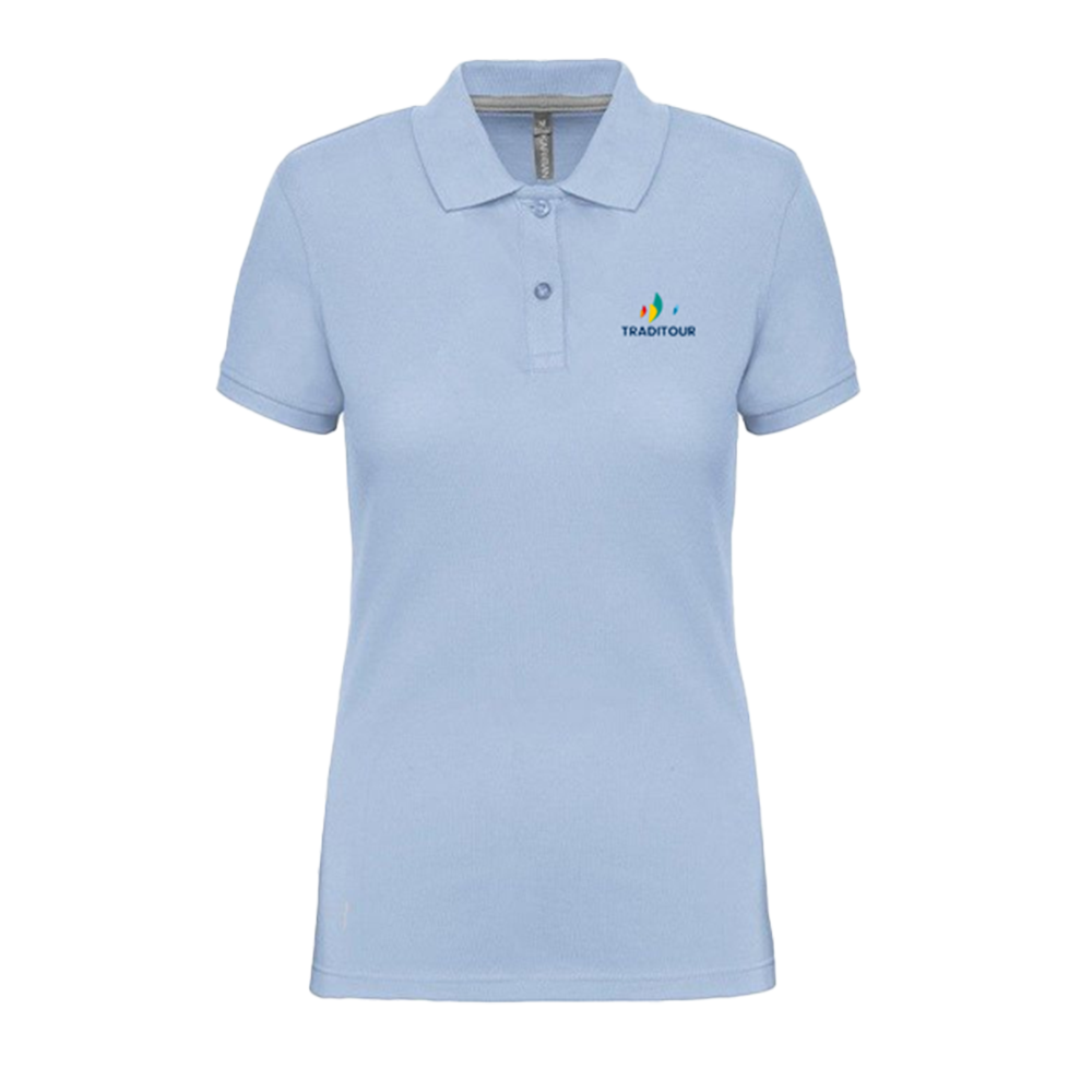 Polo Femme Bleu ciel