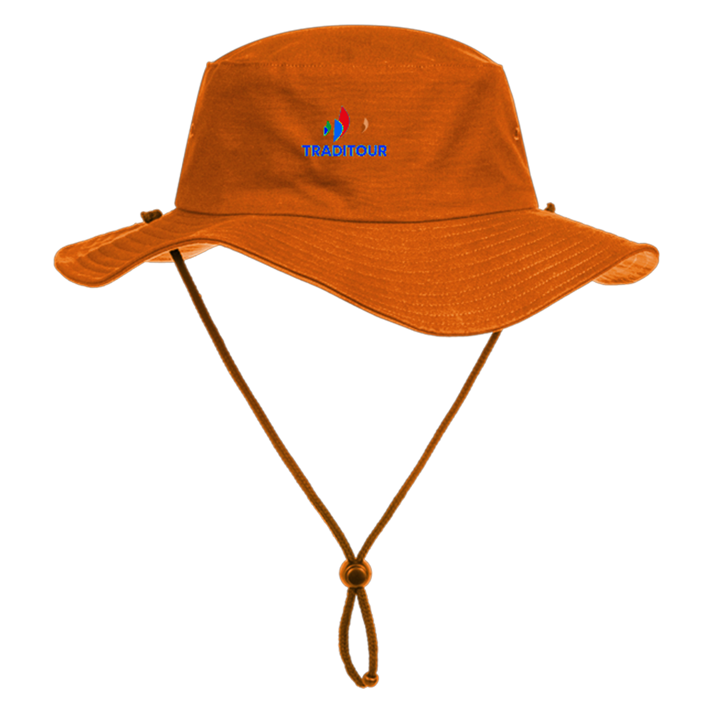 Chapeau safari orange
