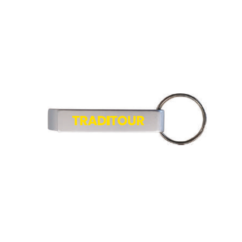 Porte clé décapsuleur inox