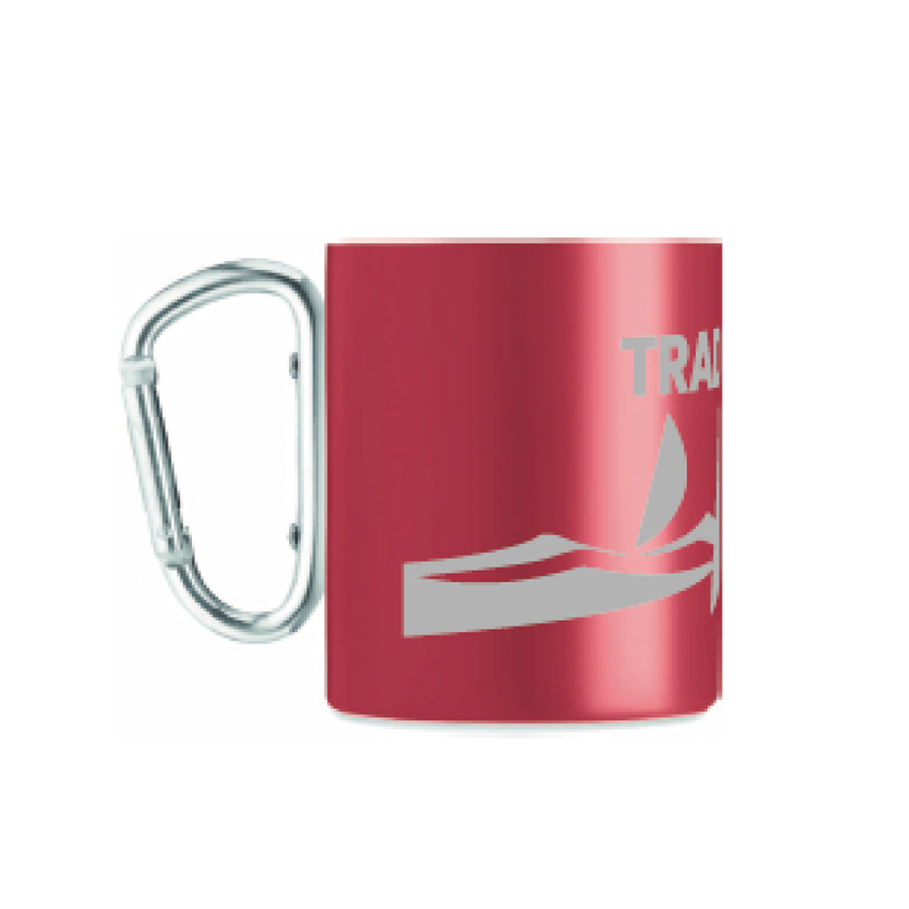 Mug mousqueton Mackenza rouge